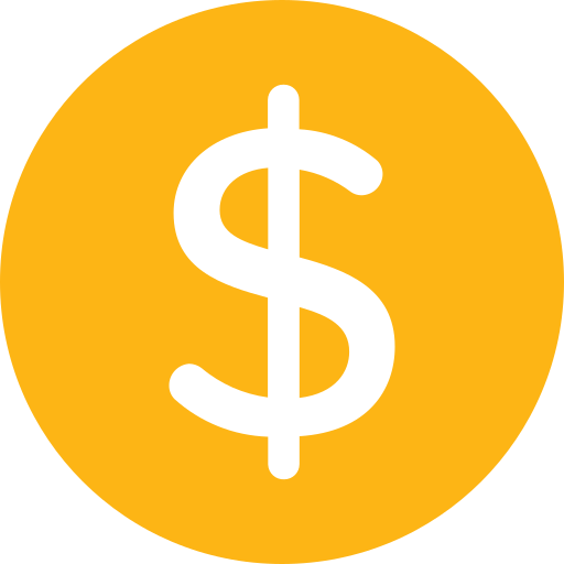 Dollar sign icon representing cost savings