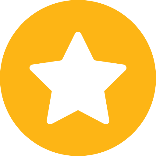 Star rating icon symbolizing excellent service quality